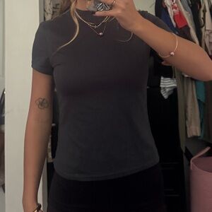 Gray Short Sleeve T-Shirt